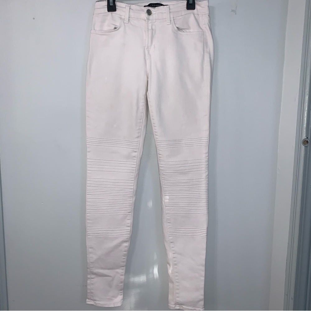 J Brand Willow White Skinny Jeans Size 26